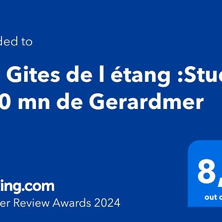 Les Gites De L Etang :Studio A 20 Mn De Gerardmer La Chapelle  Esterno foto